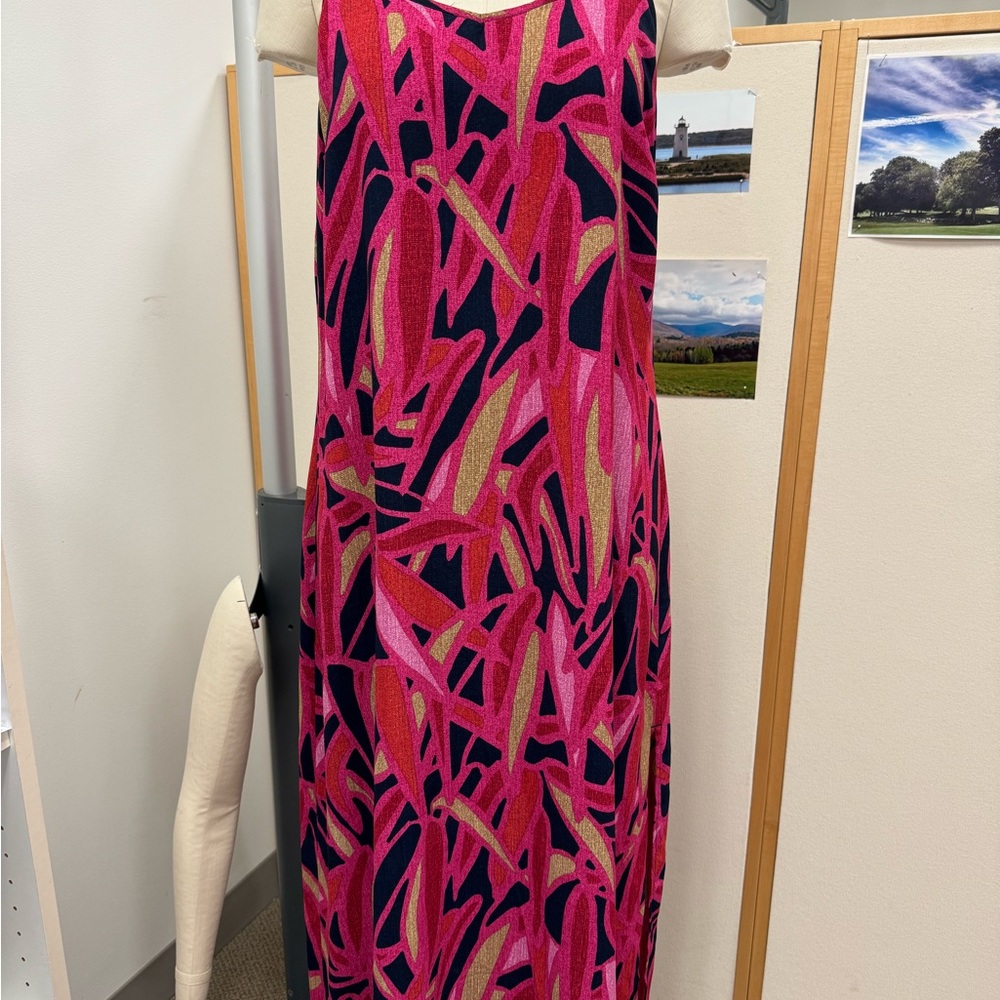 Size L beautiful print slip dress